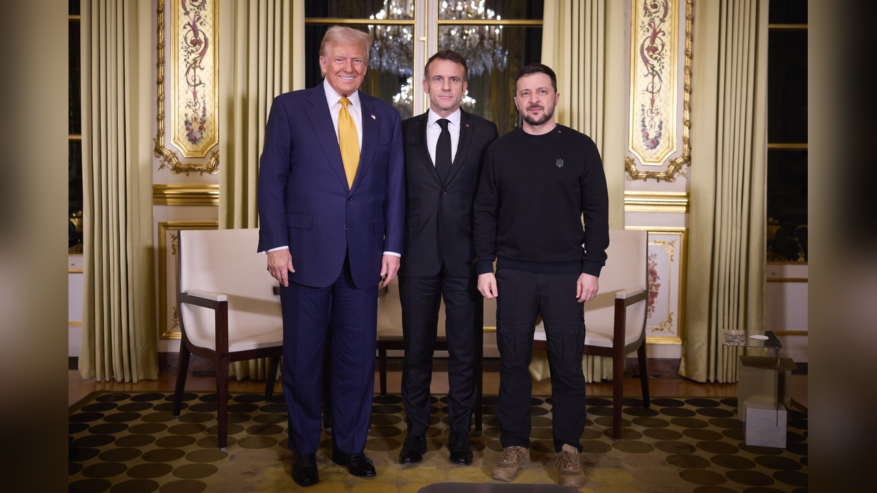 Paris'te Üçlü Zirve: Macron, Zelenskiy ve Trump Buluştu