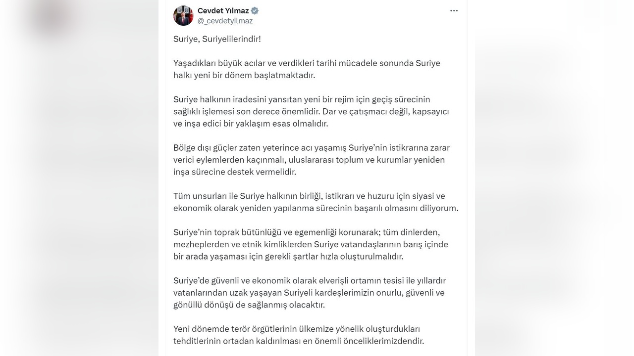 Suriye'de Güvenli Ortam ile Gönüllü Dönüş Hedefleniyor