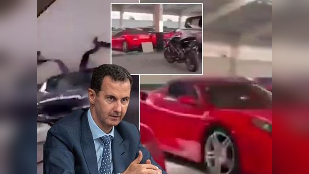 Suriye'de Esad'ın Lüks Araç Garajı Ele Geçirildi