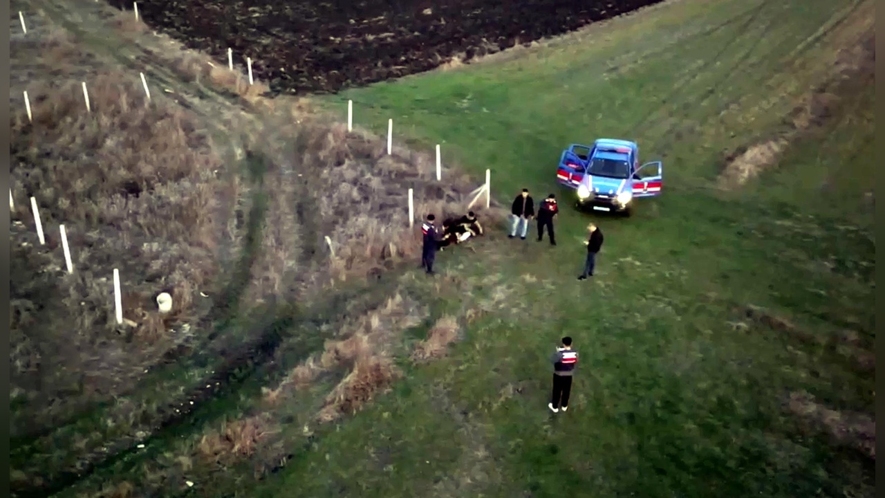 Dron Destekli Operasyonla Hırsızlık Şüphelileri Ele Geçirildi