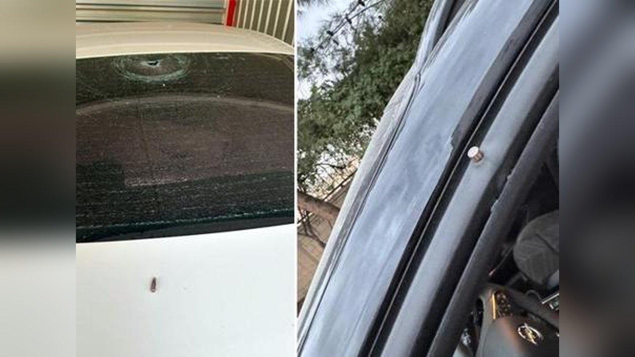 Mardin'de Suriye'den Gelen Mermiler Araçlara Çarptı