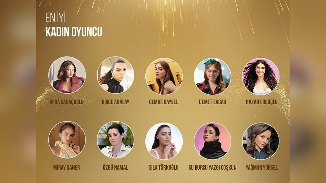 Demet Evgar, Altın Kelebek'te En İyi Kadın Oyuncu Ödülünü Aldı