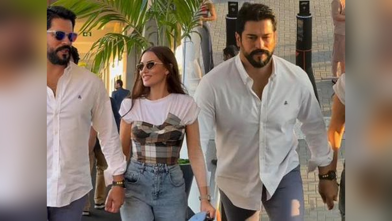 Burak Özçivit ve Fahriye Evcen, Abu Dabi'de Formula 1 Coşkusunu Yaşadı