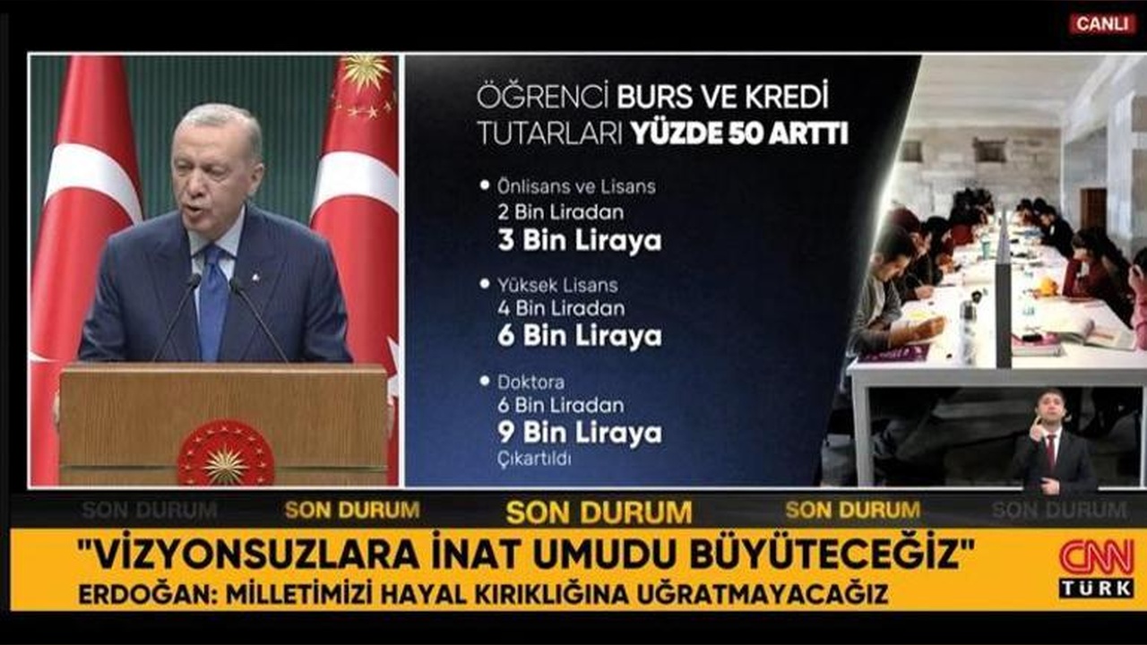 GSB Burs ve Öğrenim Kredisi Tutarları Yenilendi