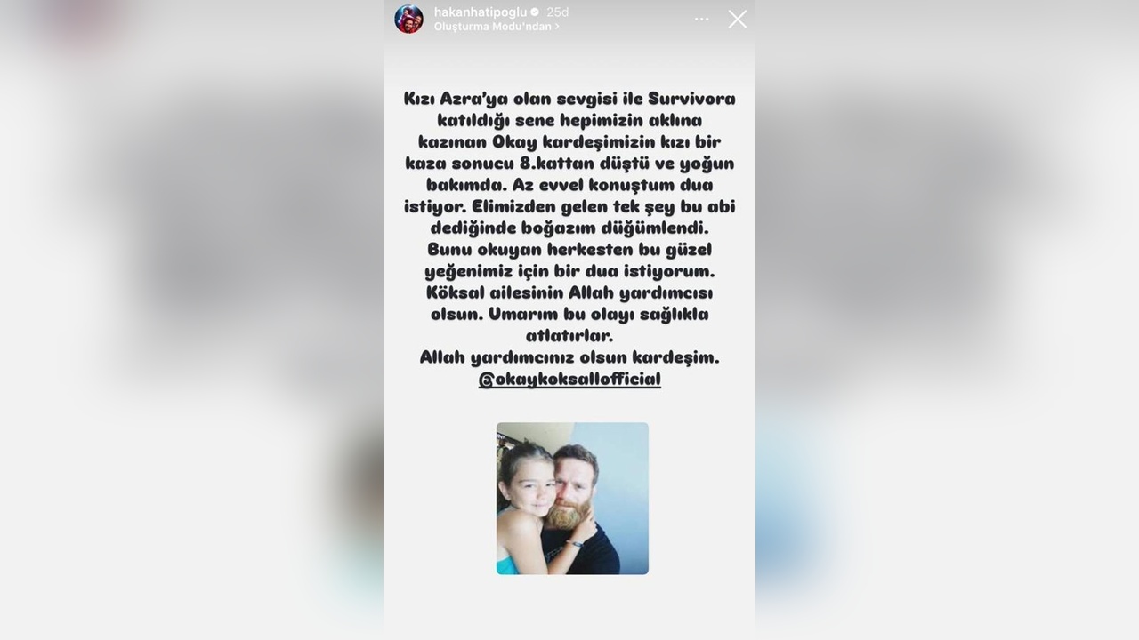 Survivor Yarışmacısının Kızı İçin Acil Dua Çağrısı