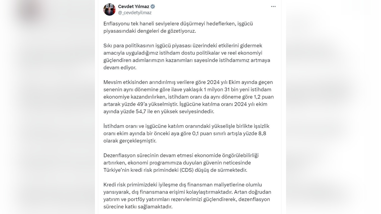 İş Gücüne Katılımda Tarihi Zirve