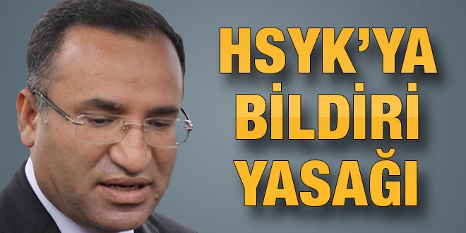 HSYK'ya bildiri yasağı