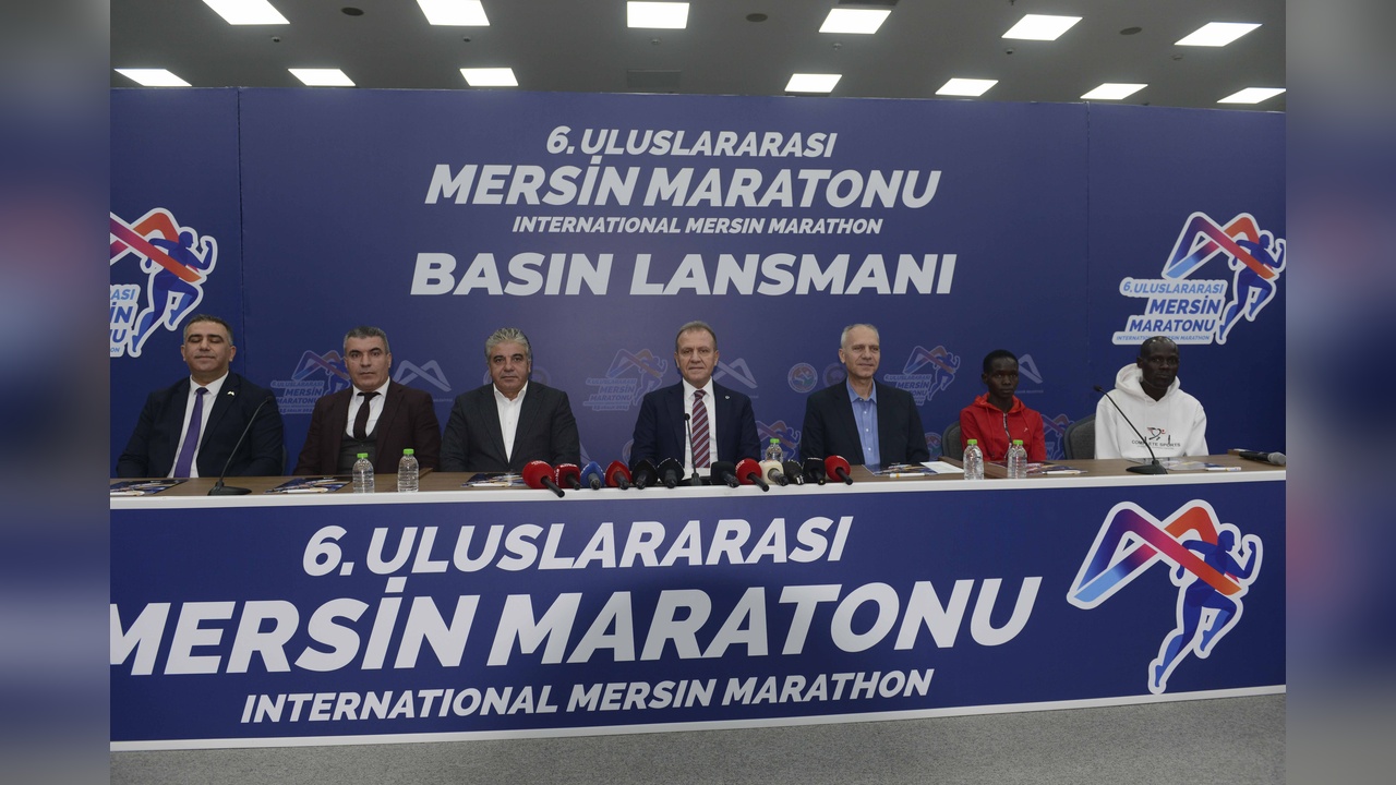 Mersin Maratonu İçin Basın Lansmanı Düzenlendi