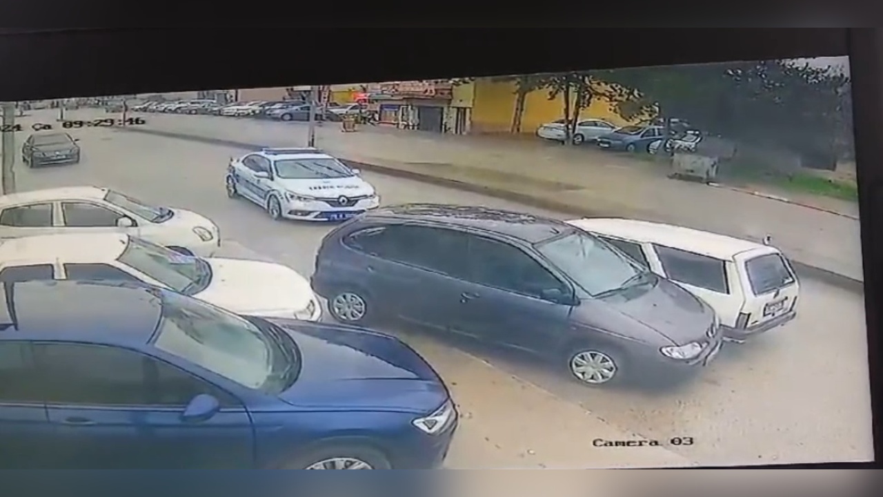 Kaçan Sürücü Kaza Yaptı