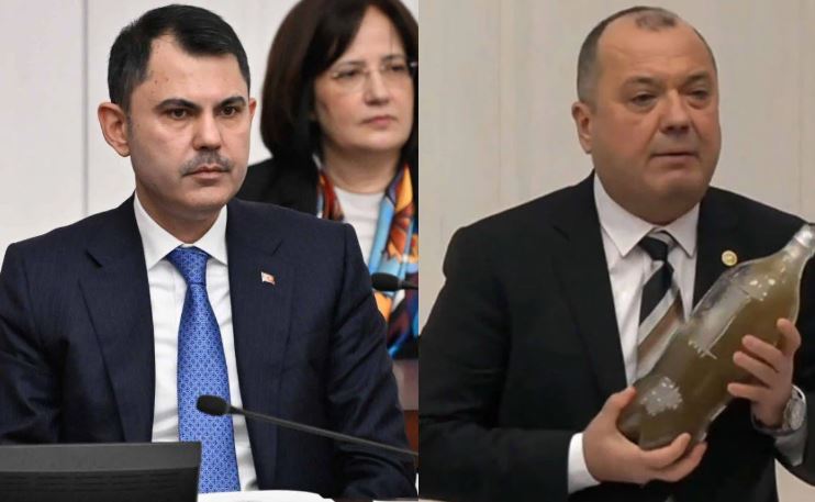 TBMM'de kirli su tartışması: CHP'li vekil ve Murat Kurum arasında gerginlik