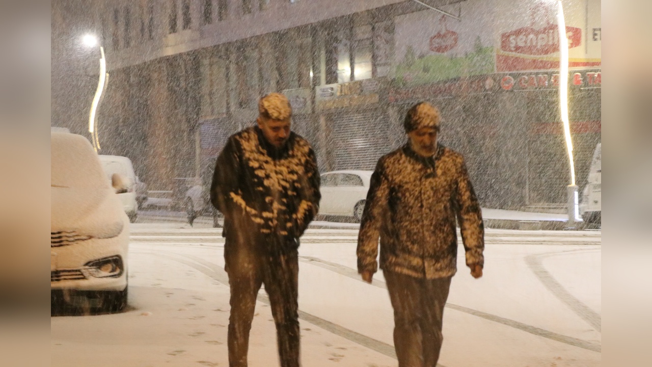 Van'da Yoğun Kar Yağışı Nedeniyle Karayolu Kapatıldı