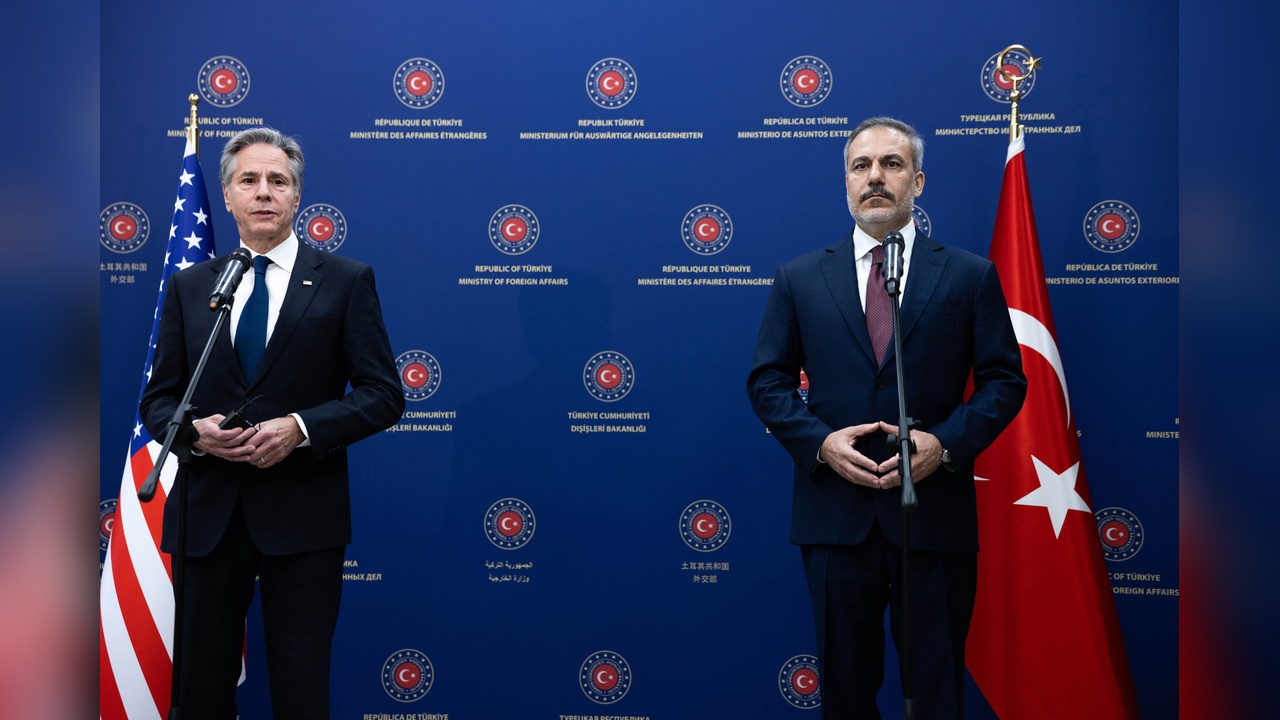Bakan Fidan ve Blinken, İkili İlişkileri Görüşmek Üzere Bir Araya Geldi