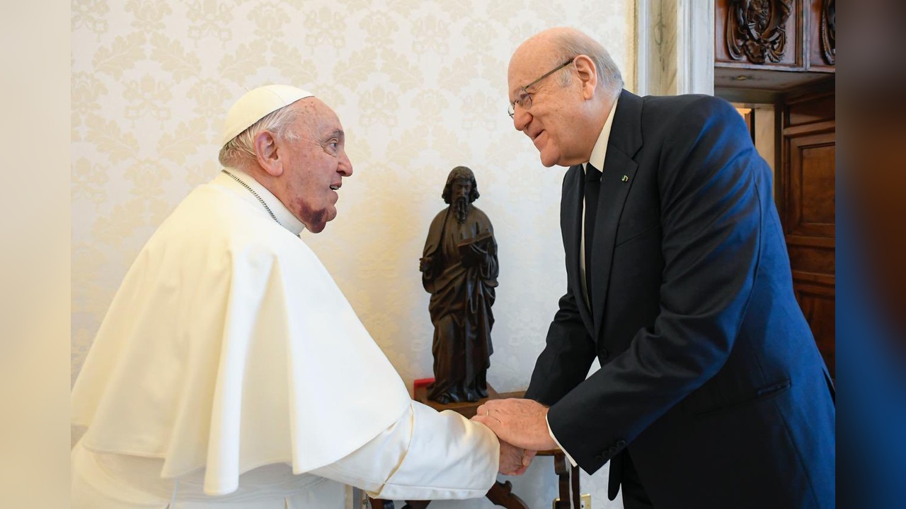 Papa Francis, Lübnan Başbakanı Mikati ile Önemli Bir Görüşme Gerçekleştirdi