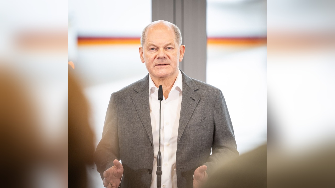 Scholz'tan Suriyelilere Destek Mesajı