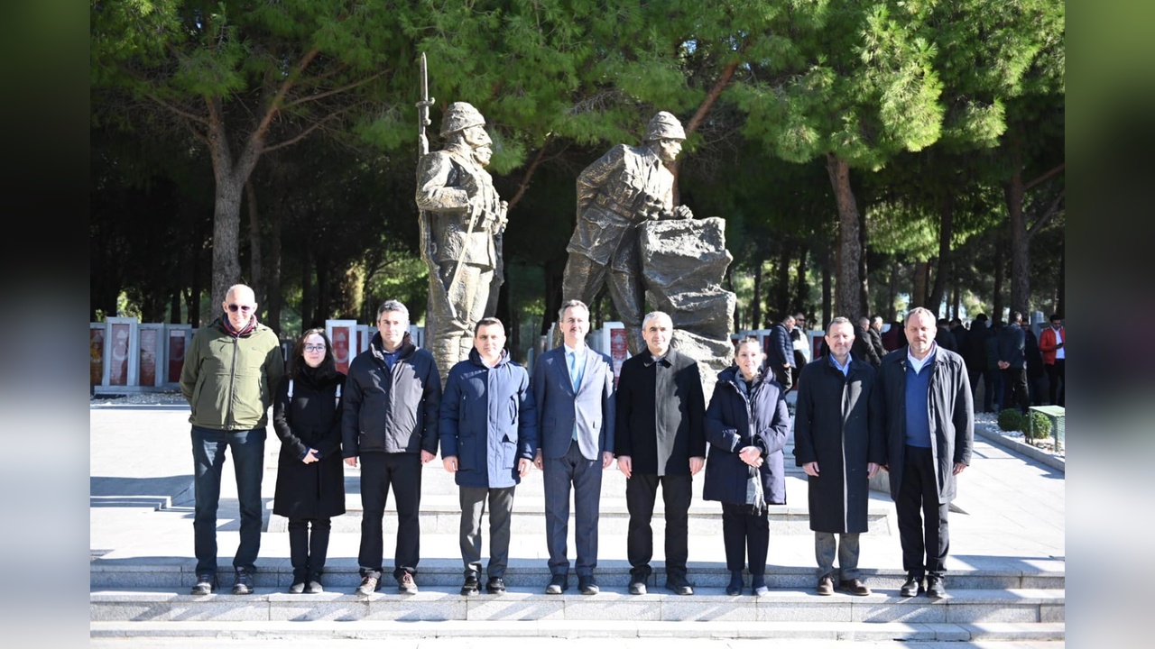 Gelibolu Tarihi Alanı'na Haluk Görgün'ün Ziyareti