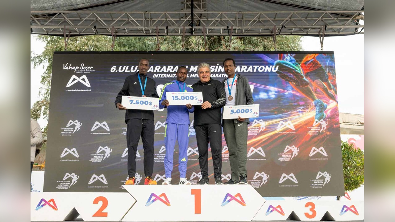 Mersin Maratonu'nda Kazananlar Belli Oldu