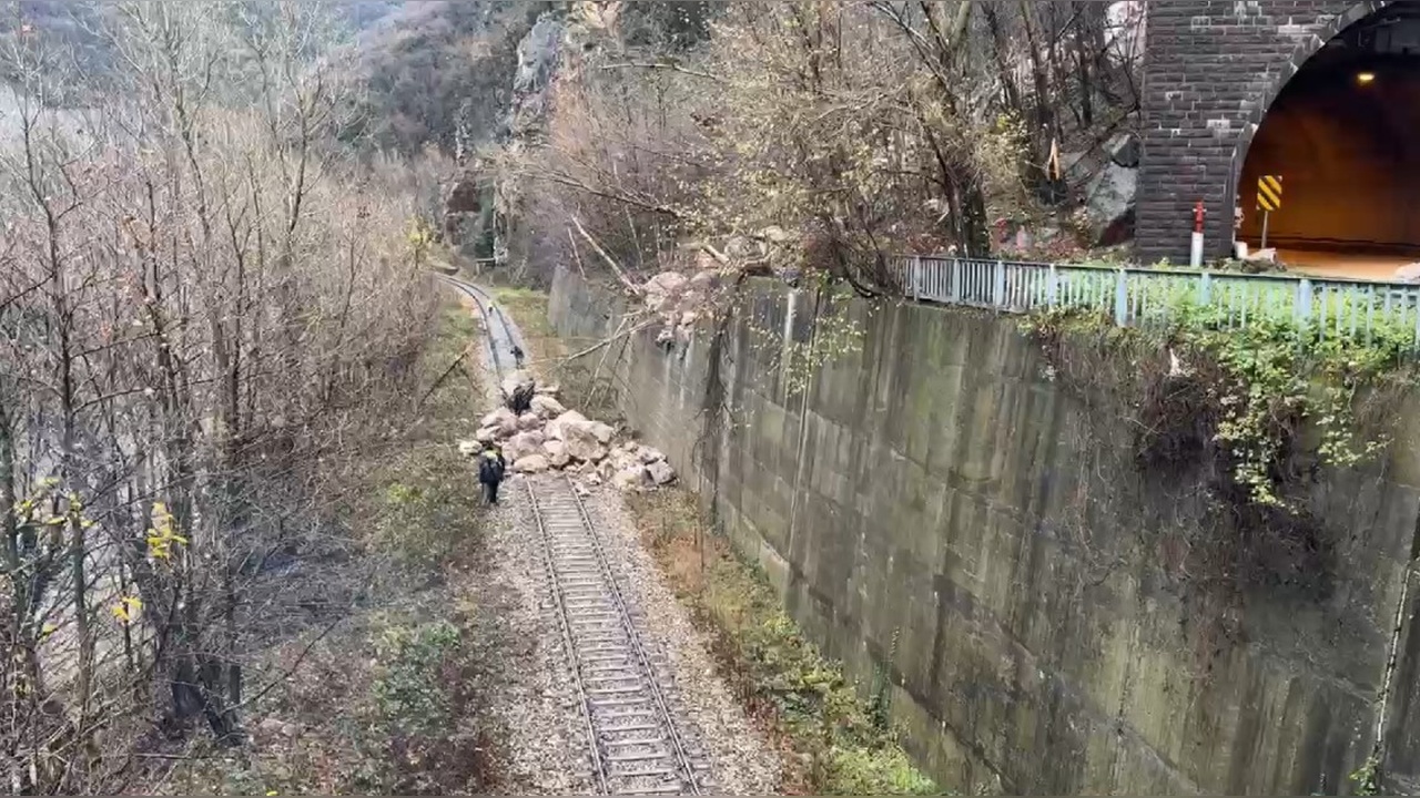 Karabük'te Heyelan Demir Yolu Ulaşımını Engelledi