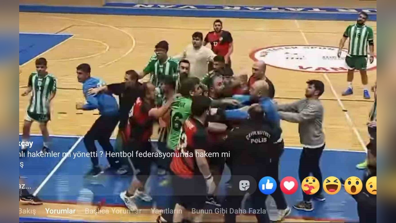 Hentbol Maçında Sıcak Anlar: Van Erek Beşyıldız ve Bafraspor Karşılaştı