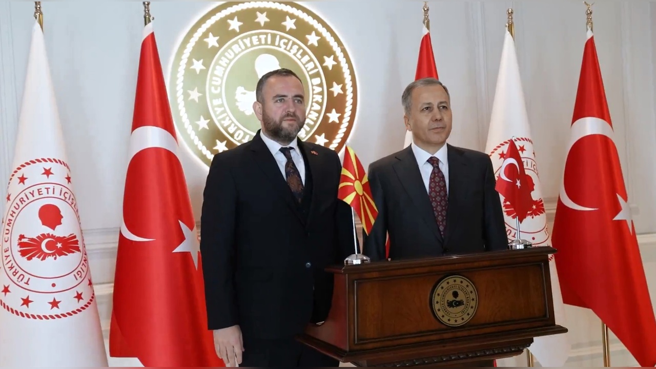 Yerlikaya ve Toshkovski'den İş Birliği Mesajı