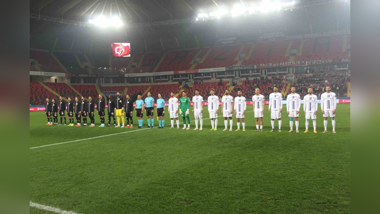 Gaziantep FK, Orduspor FK'yi Farklı Geçti