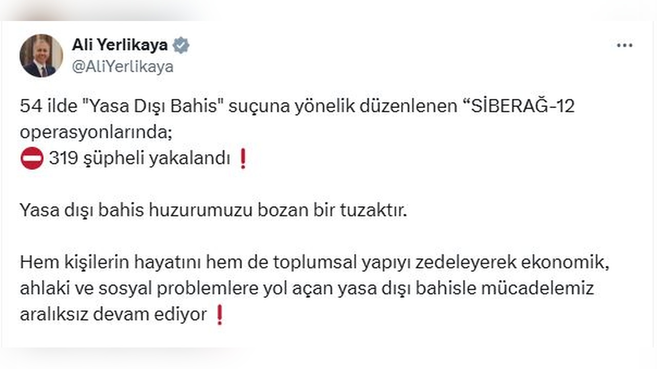 Büyük Yasa Dışı Bahis Operasyonu: 319 Kişi Gözaltında
