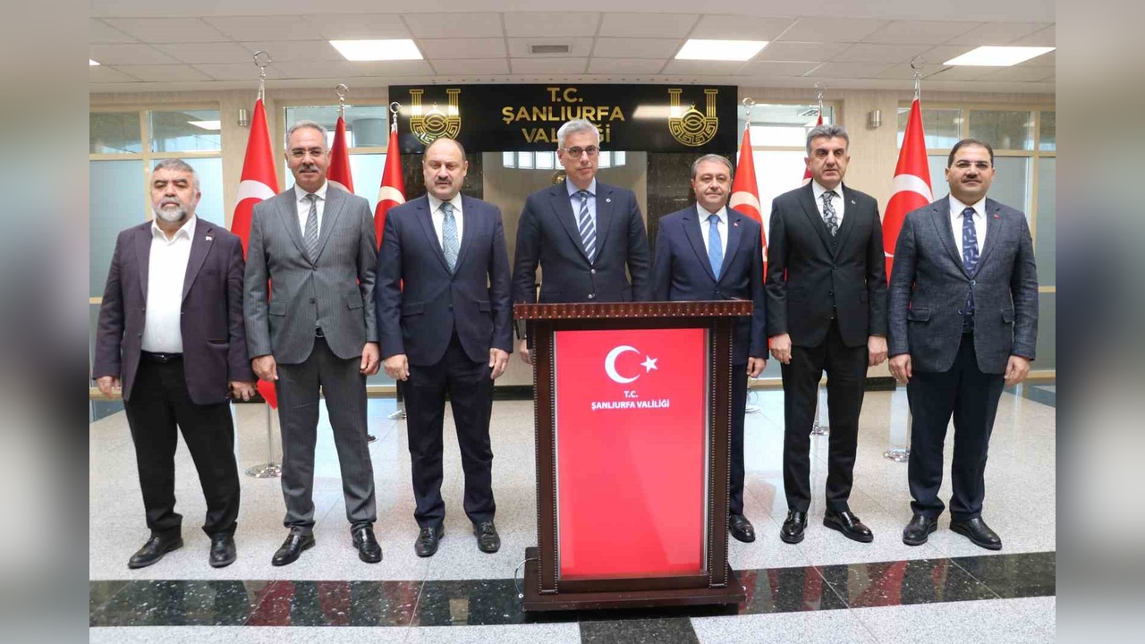 Bakan Memişoğlu, Şanlıurfa'da Önemli Açıklamalarda Bulundu