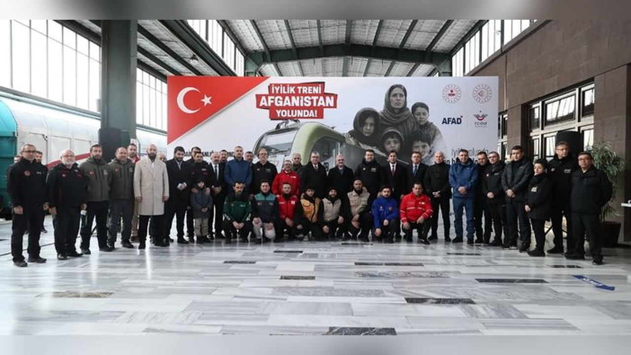 21. İyilik Treni Afganistan'a Yola Çıktı