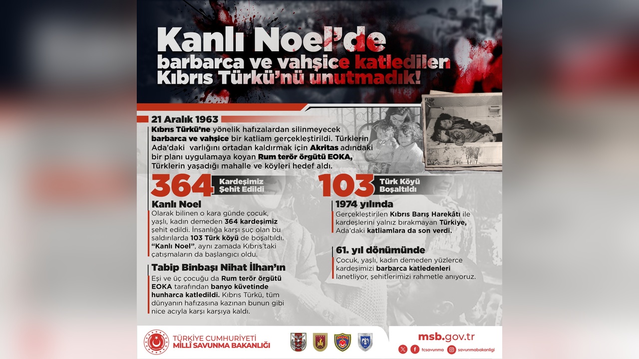 Şehitlerimiz Unutulmadı: 'Kanlı Noel' Anması