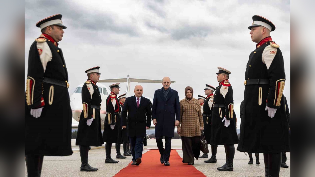 Kurtulmuş'un Kuzey Makedonya Ziyareti