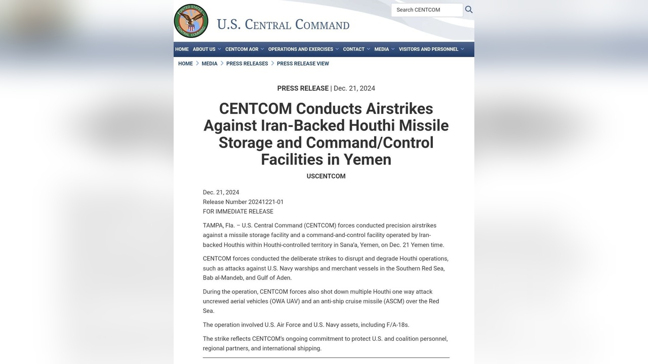 Yemen'de Hava Saldırısı Gerçekleşti