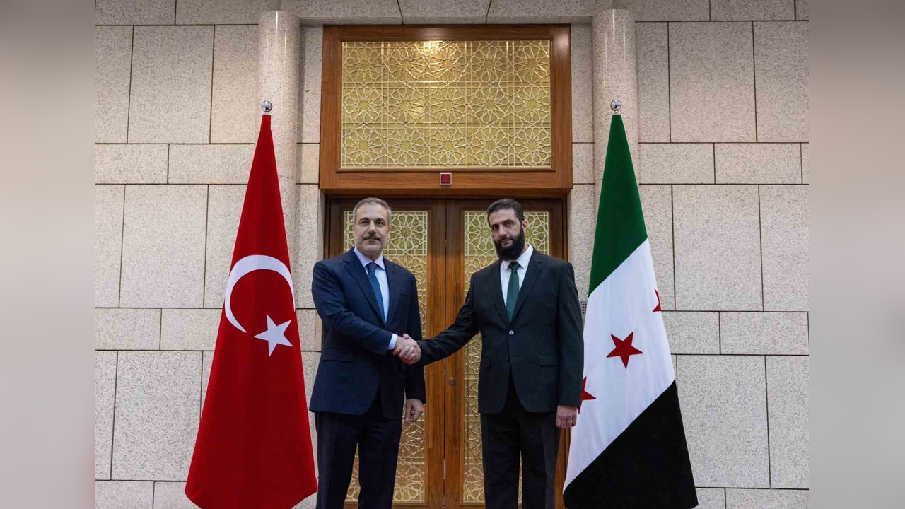Hakan Fidan ve Ahmed Eş-Şara'dan Önemli Görüşme