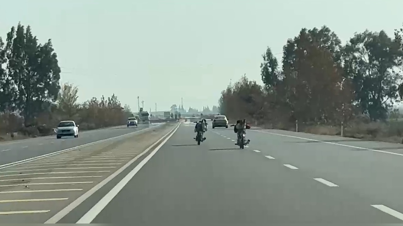 Tehlikeli Motosiklet Kullanımı Kameralara Yansıdı
