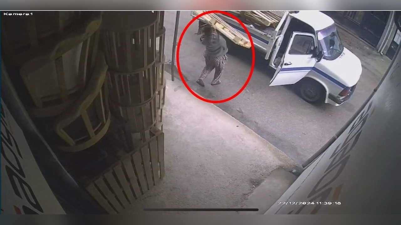 Palet Hırsızlığı Güvenlik Kamerasında