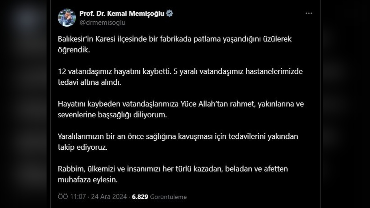 Balıkesir'deki Patlayıcı Fabrikasında Feci Patlama