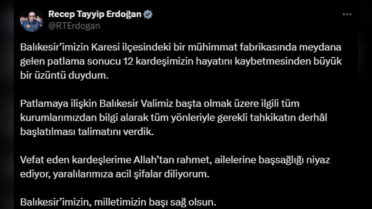 Balıkesir'deki Fabrikada Patlama: Can Kayıpları ve Yaralılar