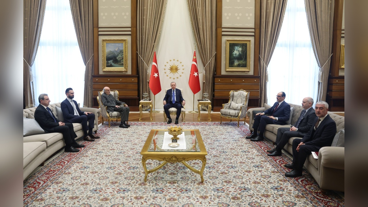 Cumhurbaşkanı Erdoğan, Dürzi Lideri Canbolat ile Görüştü
