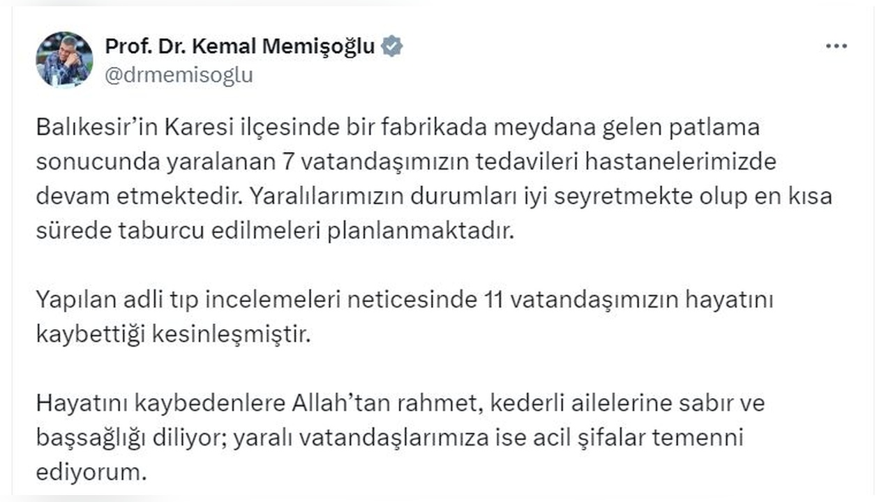 Balıkesir'deki Mühimmat Fabrikasında Patlama: Can Kayıpları ve Yaralılar