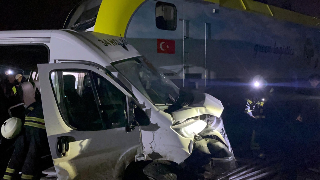 Tren Kazasında Dört Yaralı