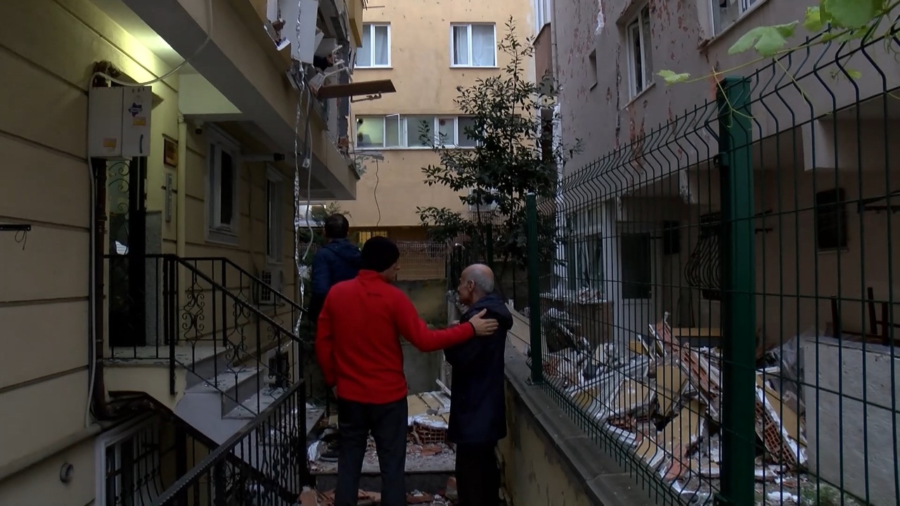 Ümraniye'deki Doğal Gaz Patlaması Sonrası Hasar Belirginleşti