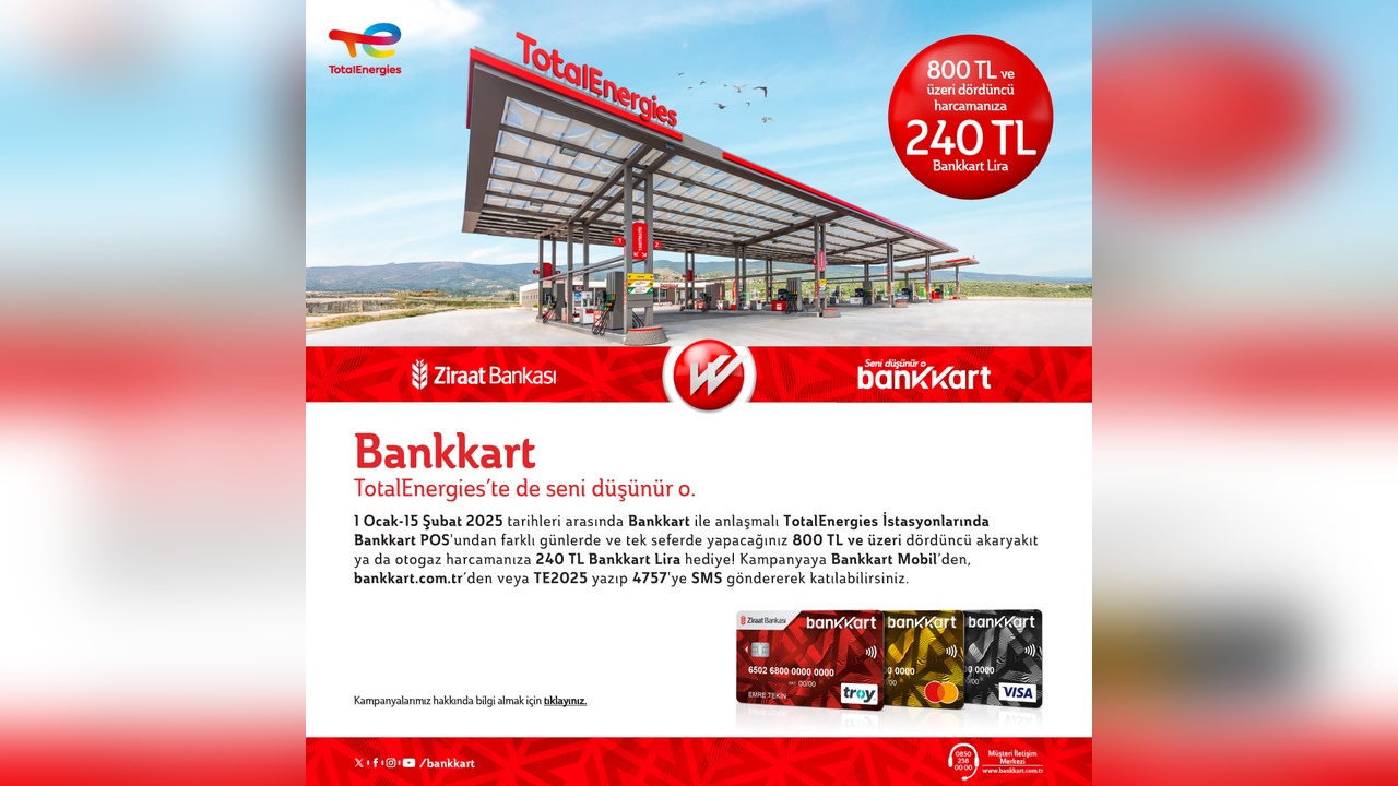 TotalEnergies'den Yeni Kampanya: 240 TL Hediye!