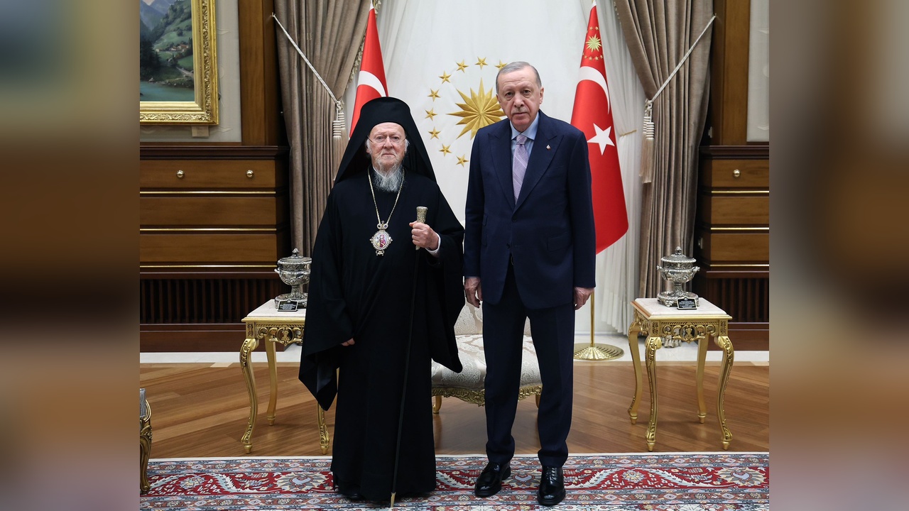 Cumhurbaşkanı Erdoğan'dan Fener Rum Patriği'ne Ziyaret