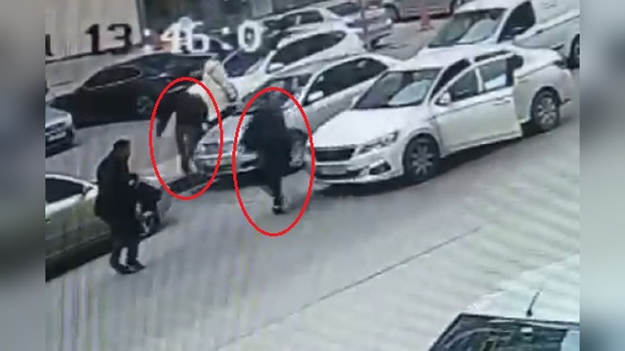 Yolda Tabanca İle Yaralama Olayı Kameralara Yansıdı