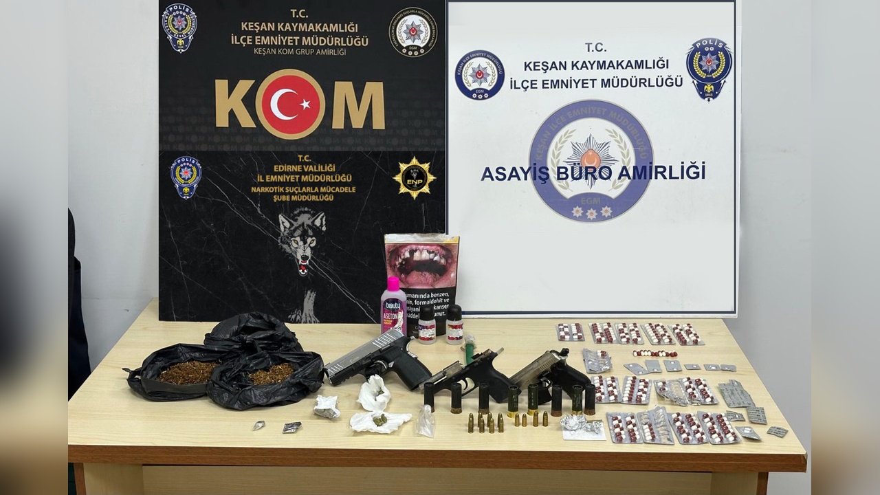 Edirne'de Uyuşturucu Operasyonu Gerçekleştirildi, 20 Kişi Gözaltına Alındı