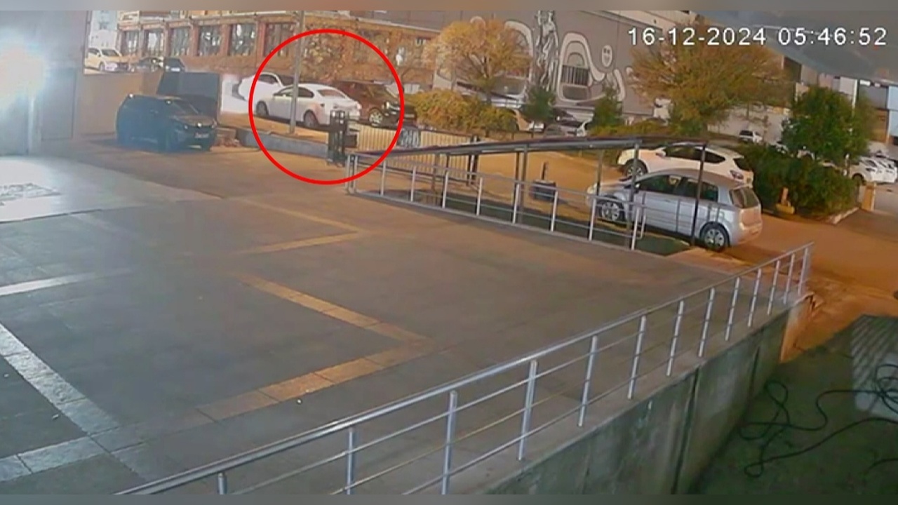 Park Halindeki Araçta Ateş Açma Olayı Kameralara Yansıdı