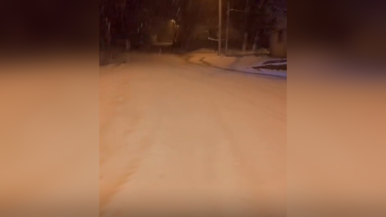 Çanakkale Yüksek Kesimlerinde Kar Yağışı Etkili Oldu