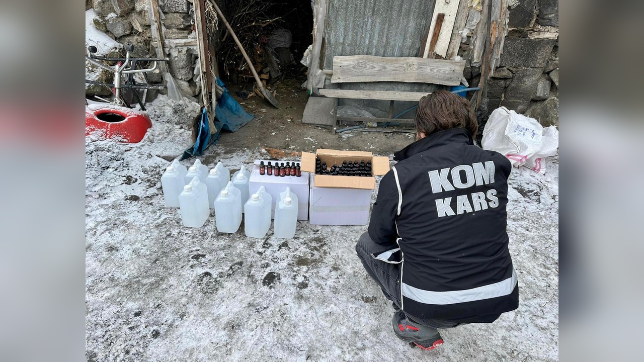 Yılbaşı Öncesi Kars'ta Sahte İçki Operasyonu Düzenlendi