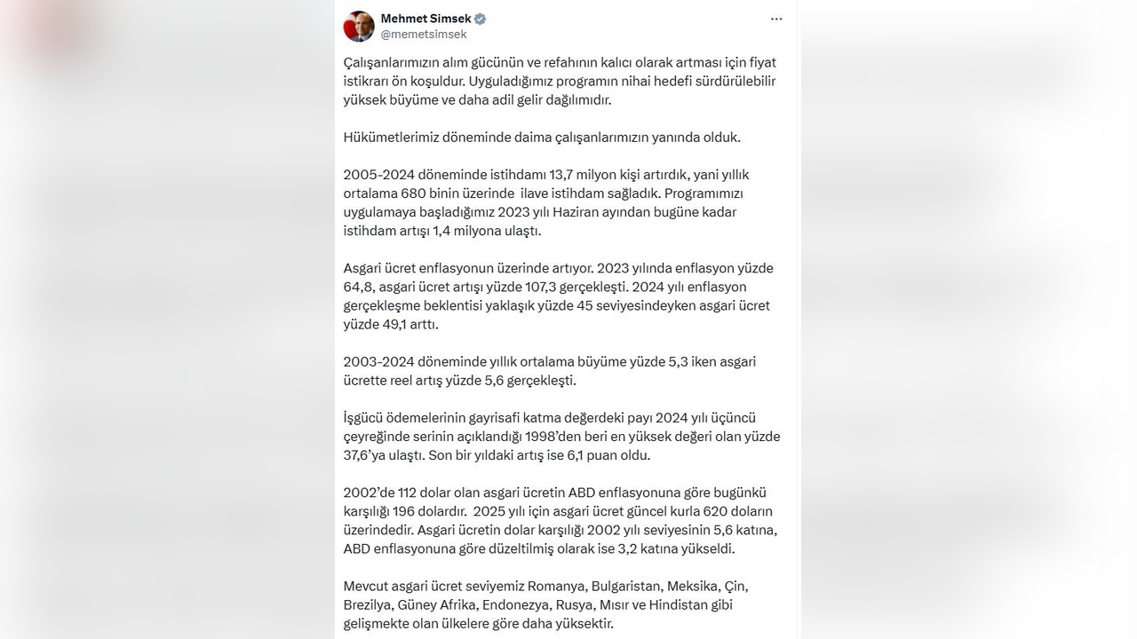 Asgari Ücret Artışı Enflasyonu Geride Bırakıyor