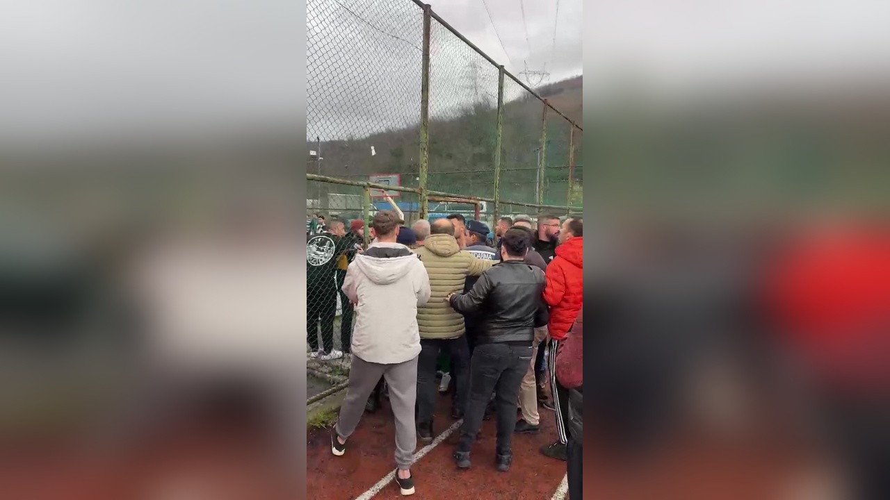 Amatör Futbol Maçında Gergin Anlar Yaşandı