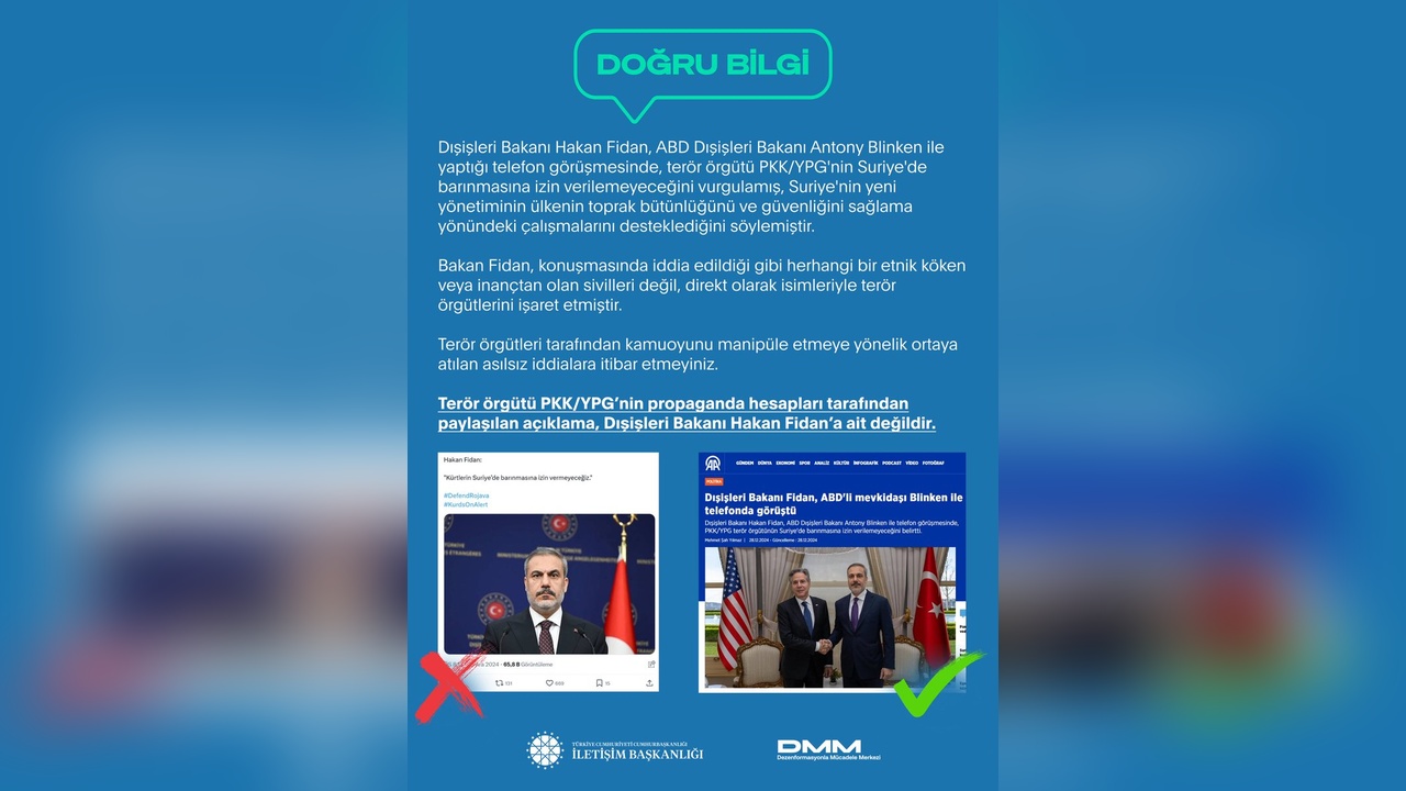 Bakan Fidan'a Atfedilen Açıklamanın Gerçekliği Sorgulanıyor