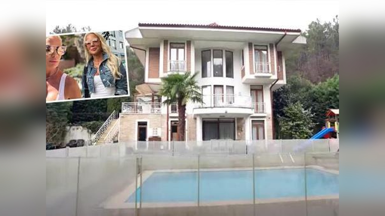 Evrim Akın, Seda Üren'in Göz Alıcı Villasını Ziyaret Etti
